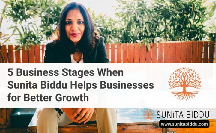 5-business-stages-when-sunita-biddu-helps-businesses-for-better-growth